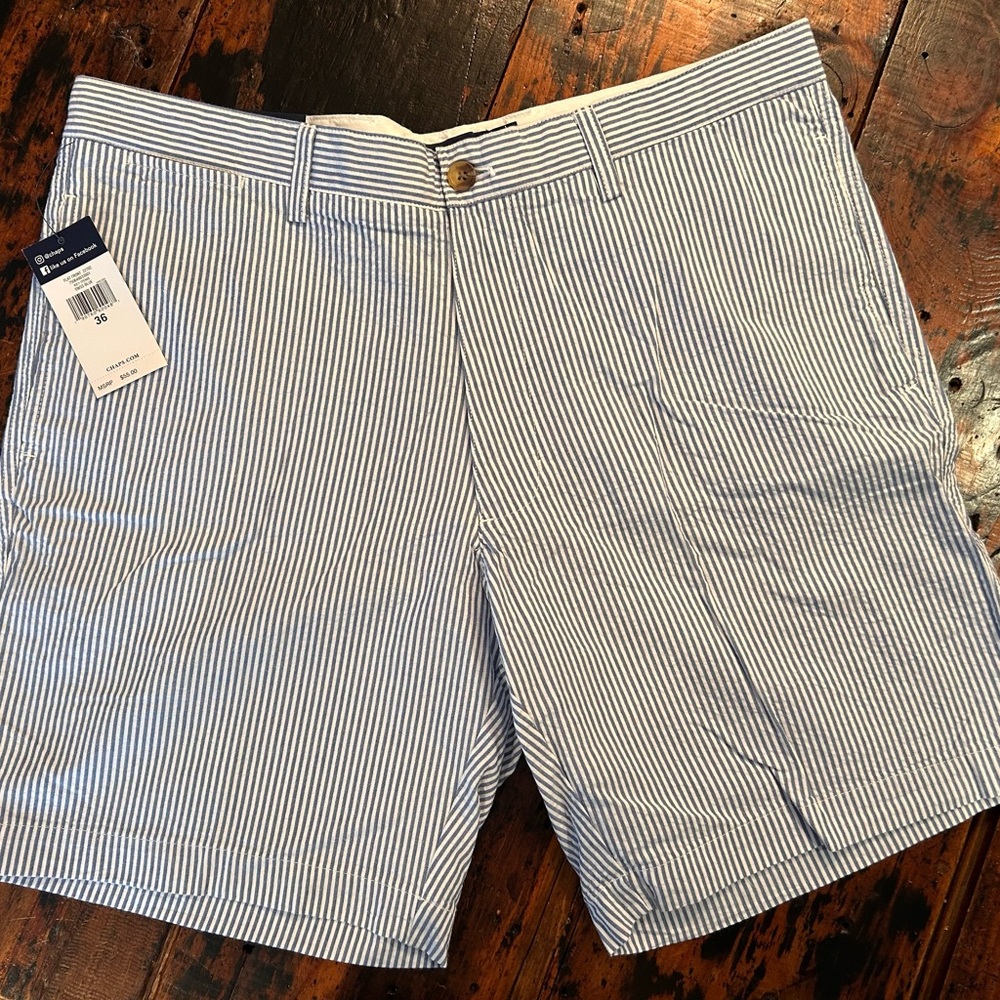 New Seer Sucker Striped Men Shorts